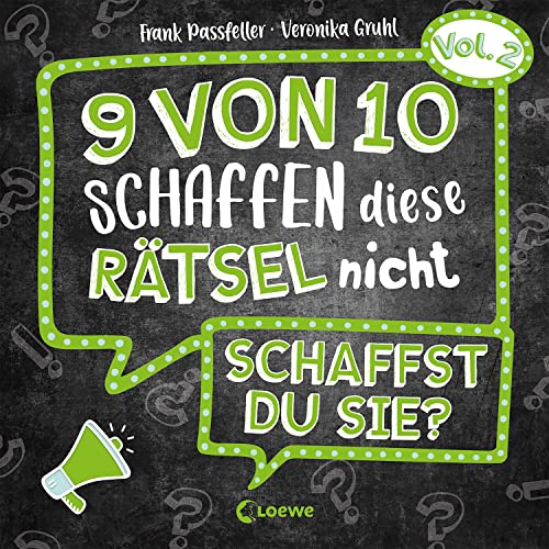 9 von 10 schaffen diese Rätsel nicht - schaffst du sie? - Vol. 2: Rätselbuch mit 30 kniffligen Challenges - ausgezeichnet mit dem Jugendsachbuchpreis 2021 9 von 10 schaffen diese Rätsel nicht - schaffst du sie? - Vol. 2: Rätselbuch mit 30 kniffligen Challenges - ausgezeichnet mit dem Jugendsachbuchpreis 2021