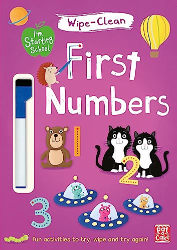 First Numbers: Wipe-clean book with pen