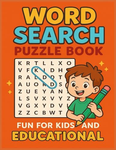 Word search puzzle book: Fun for kids and educational