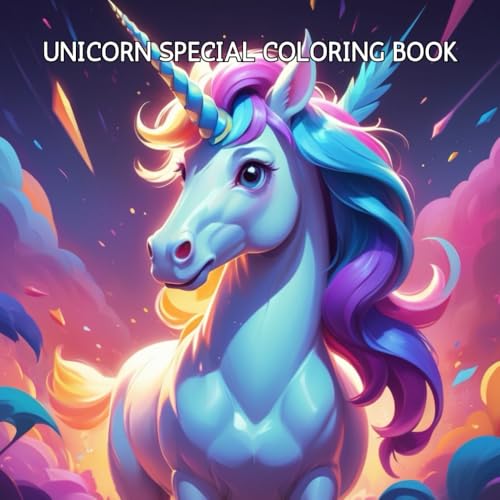 UNICORN SPEACIAL COLOURING BOOK von Independently published