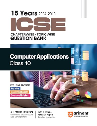 ICSE Chapterwise Computer 10th von Arihant Publication India Limited