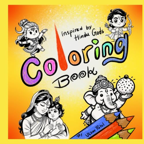 Coloring Book Inspired by Hindu Gods: Utsav Patel von Independently published