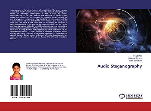 Audio Steganography von LAP LAMBERT Academic Publishing