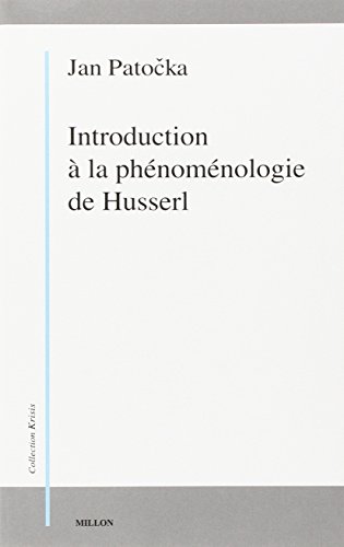 Introduction à la phénoménologie de Husserl von MILLON