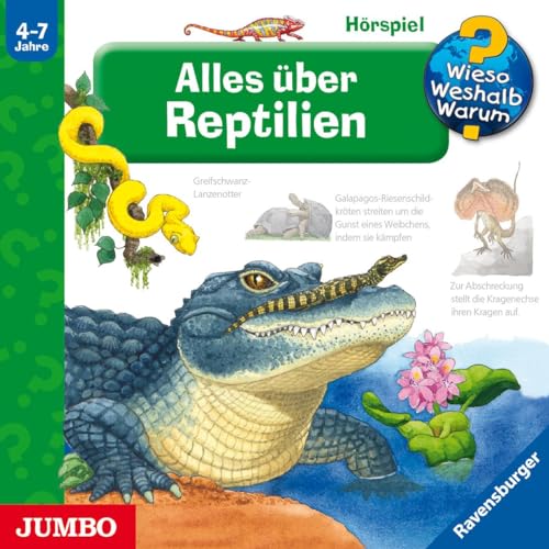 Wieso? Weshalb? Warum? Alles über Reptilien: CD Standard Audio Format, Hörspiel