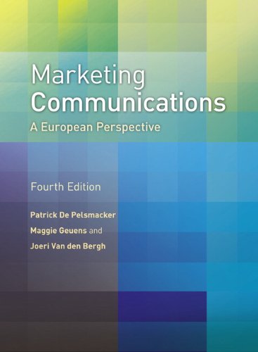 Marketing Communications: A European Perspective