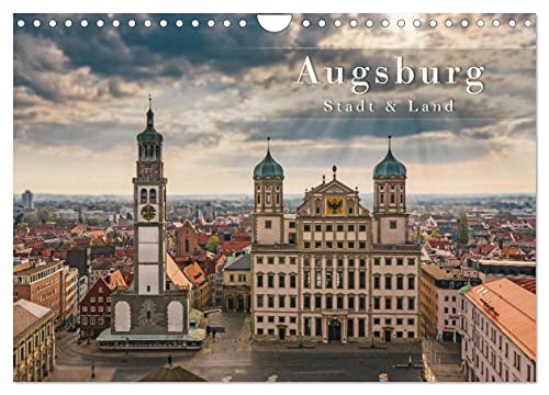 Augsburg - Stadt und Land (Wandkalender 2024 DIN A4 quer), CALVENDO Monatskalender von CALVENDO