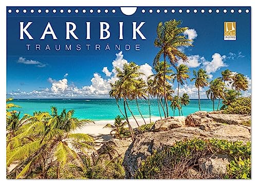 Karibik - Traumstrände (Wandkalender 2024 DIN A4 quer), CALVENDO Monatskalender