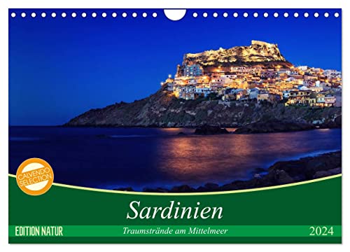 Sardinien - Traumstrände am Mittelmeer (Wandkalender 2024 DIN A4 quer), CALVENDO Monatskalender von CALVENDO