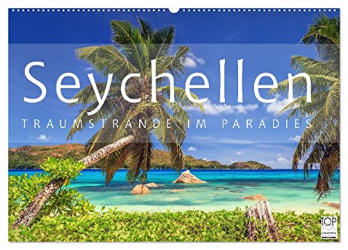 Seychellen Traumstrände im Paradies (Wandkalender 2024 DIN A2 quer), CALVENDO Monatskalender