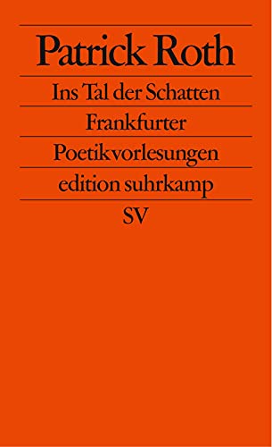 Ins Tal der Schatten: Frankfurter Poetikvorlesungen (edition suhrkamp)