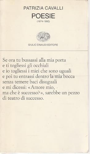 Poesie (1974-1992) (Collezione di poesia, Band 233) von Einaudi