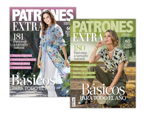 Pack especial modelos básicos y fáciles: 2 revistas extra Patrones (Cultura y Ocio)