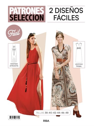 Patrones selección 10. Patrón de costura 2 Looks fáciles: Vestido afrodita y vestido tribal von RBA Libros