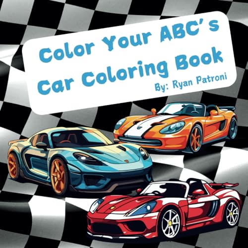 Color Your ABC's Car Coloring Book: Educational Coloring Pages Exploring Different Cars for Children Ages 3-12 von Independently published