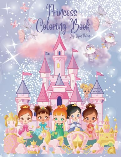 Princess Coloring Book: Bold and Simple | Pretty Princess Coloring Images | Ages 3-12 von Independently published