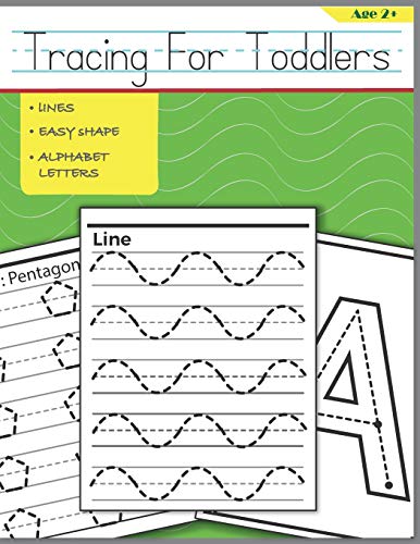 Tracing For Toddlers: Beginner to Tracing Lines, Shape & ABC Letters (Fun Kids Tracing Book, Band 1)