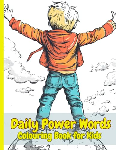 Daily Power Words Colouring Book von Independently published