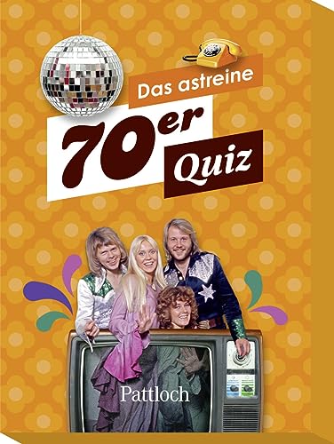 Das astreine 70er Quiz: Eine interaktive Zeitreise in die Vergangenheit mit 100 Quizfragen im nostalgischen Retro-Design zum alleine oder mit Freunden ... oder mit Freunden spielen (Retro-Quizspiel)