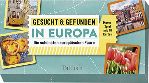 Gesucht & gefunden in Europa - Die schönsten europäischen Paare: Memo-Spiel mit 40 Karten für Erwachsene und Kinder (Regionale Memo-Spiele)