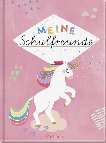 Meine Schulfreunde (Einhorn): Freundebuch für die Grundschule | Das perfekte Geschenk für den Schulanfang (Freundebücher)