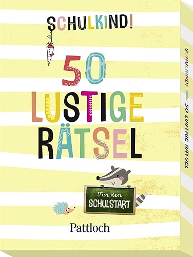 Schulkind! 50 lustige Rätsel für den Schulstart: Rätsel in Kartenformat für Grundschüler ab 6 Jahren (Mädchen und Jungen) (Kleine Geschenke zur Einschulung & für die Schultüte) Schulkind! 50 lustige Rätsel für den Schulstart: Rätsel in Kartenformat für Grundschüler ab 6 Jahren (Mädchen und Jungen) (Kleine Geschenke zur Einschulung & für die Schultüte)