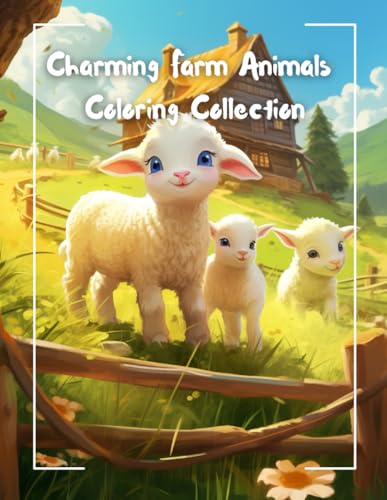 Charming Farm Animals Coloring Collection: Animal farm coloring haven von Independently published