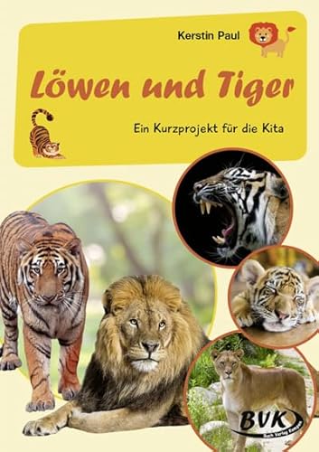 Löwen und Tiger: Ein Kurzprojekt für die Kita (Kita-Kurzprojekte) (Kindergarten kompakt: Material für Erzieher) von BVK Buch Verlag Kempen GmbH