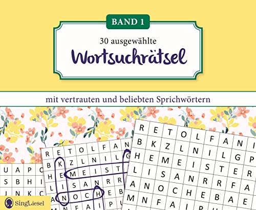 Wortsuchrätsel für Senioren mit vertrauten Sprichwörtern. Spiele-Spaß, Beschäftigung und Gedächtnistraining für Senioren. Auch mit Demenz. Großdruck Wortsuchrätsel für Senioren mit vertrauten Sprichwörtern. Spiele-Spaß, Beschäftigung und Gedächtnistraining für Senioren. Auch mit Demenz. Großdruck