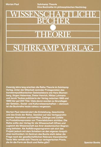 Suhrkamp Theorie: Eine Buchreihe im philosophischen Nachkrieg (Applied Publishing Studies)