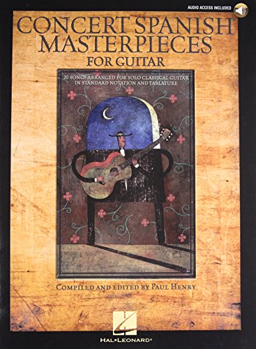 Concert Spanish Masterpieces -For Guitar-: Noten, Sammelband für Gitarre (Book/Online Audio Access) von Music Sales