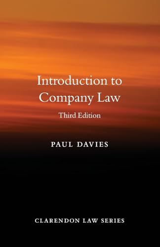 Introduction to Company Law (Clarendon Law Series)