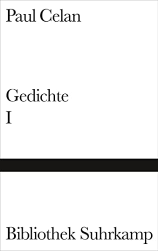 Gedichte in zwei Bänden, Band 1 von Suhrkamp Verlag AG