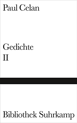 Gedichte in zwei Bänden, Band 2 Gedichte in zwei Bänden, Band 2 von Suhrkamp Verlag AG