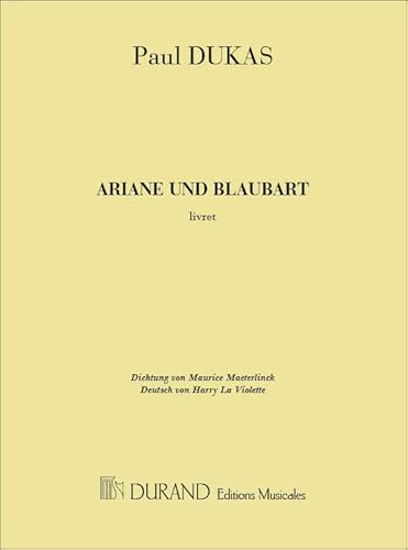Ariane + Barbe-Bleue Livret