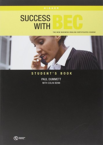Success with BEC Higher: The New Business English Certificates Course von Cengage Learning