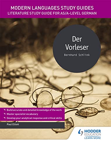 Modern Languages Study Guides: Der Vorleser: Literature Study Guide for AS/A-level German (Film and literature guides) von Hodder Education