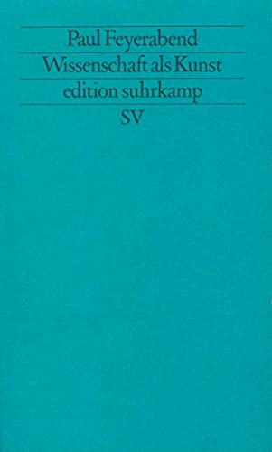 Wissenschaft als Kunst von Suhrkamp Verlag AG
