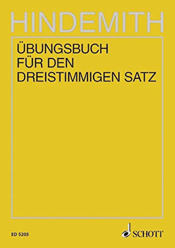 Unterweisung im Tonsatz: Übungsbuch für den dreistimmigen Satz. Band 3.