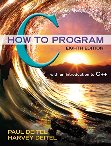 C: How to Program von PRENTICE HALL