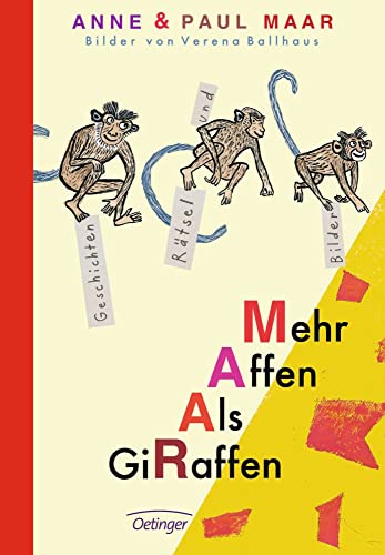 Mehr Affen als Giraffen: Geschichten, Rätsel und Bilder. Fantasievolle Anthologie für Kinder ab 6 Jahren, ideal für Familienspaß mit hochwertigen Illustrationen