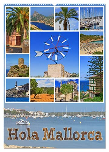 Hola Mallorca (Wandkalender 2024 DIN A2 hoch), CALVENDO Monatskalender