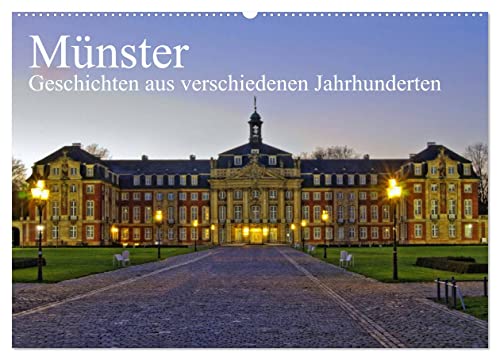 Münster - Geschichten aus verschiedenen Jahrhunderten (Wandkalender 2024 DIN A2 quer), CALVENDO Monatskalender