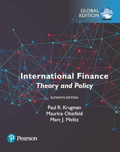 International Finance: Theory and Policy, Global Edition von Pearson