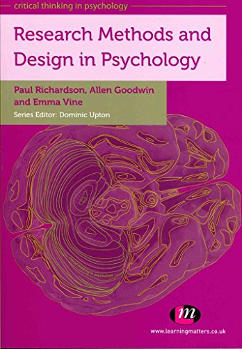 Research Methods and Design in Psychology (Critical Thinking in Psychology)