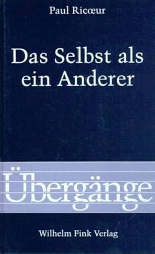 Das Selbst als ein Anderer (Übergänge) von Brill | Fink