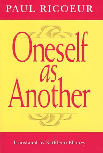 Oneself as Another von University of Chicago Press