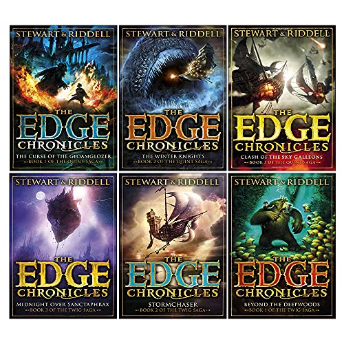 The Edge Chronicles Series 6 Books Collection Set (3 Books of The Quint Saga & 3 Books Of Twig Saga)