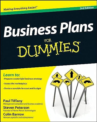 Business Plans For Dummies: Making Everything Easier!