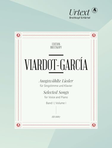 Ausgewählte Lieder für Singstimme und Klavier Band 1 - Breitkopf Urtext (EB 8887) von Breitkopf & Härtel